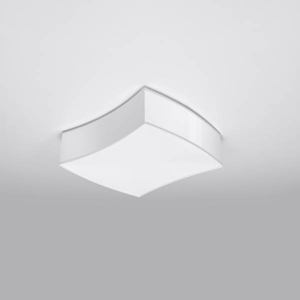 Deckenlampen Square Weiß - PVC - 35 x 12 x 39 cm