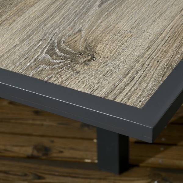 Gartentisch 84G-076V00BG Aluminium - 80 x 75 x 160 cm