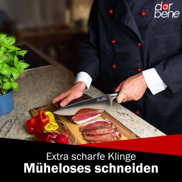 Chefmesser 20cm ABS Griff C-Series Silber - Edelstahl - 9 x 4 x 39 cm