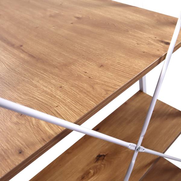 Schreibtisch Easy Up3 Braun - Holzwerkstoff - 60 x 72 x 120 cm
