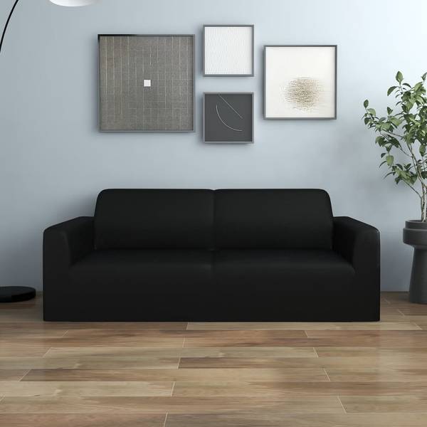 Bankhoes 332933 zwart - Breedte: 185 cm