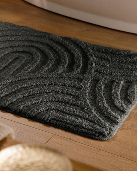 Badteppich Fiete Anthrazit - Grau - 80 x 150 cm