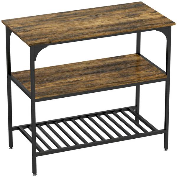 Küchenregal 801-404V90RB Braun - Holzwerkstoff - 50 x 90 x 100 cm
