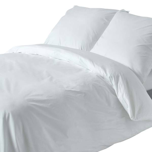 Bettwäsche Fadendichte 200 Weiß - 150 x 200 cm