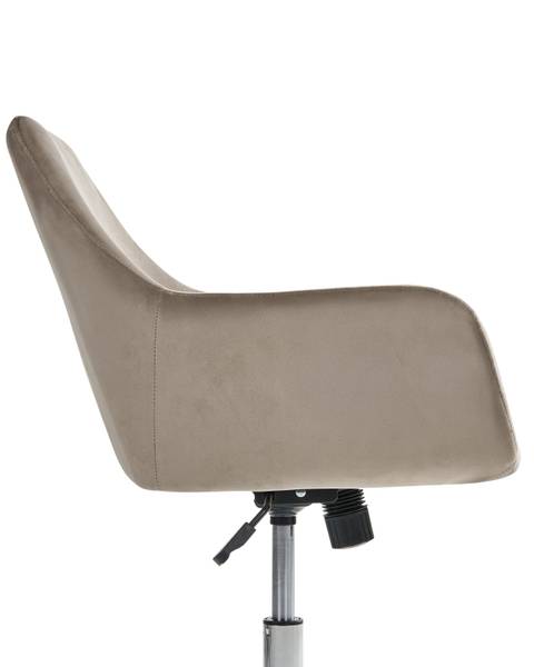 Bürostuhl WELLSTON Beige - Schwarz - Silber - Taupe