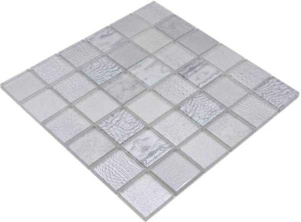Mosaikfliesen 78-W18 Glas - 30 x 30 x 30 cm