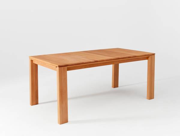 Esstisch Massivholz Kernbuche geölt Braun - Buche - 100 x 77 x 180 cm