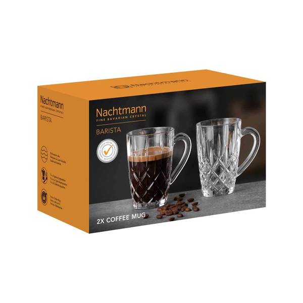 Kaffeebecher Noblesse Barista 2er Set Glas - 12 x 12 x 12 cm