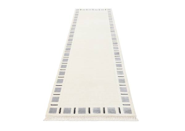 Tapis de passage Darya CDLXXIX Beige - Laine - 81 x 1 x 302 cm