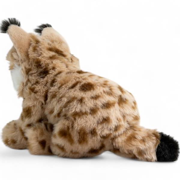 Kuscheltier Luchs Braun - Kunstfell - 11 x 22 x 28 cm
