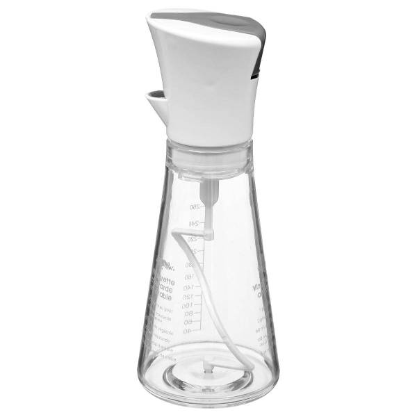 Dressingshaker BASIC Grau - Kunststoff - 8 x 8 x 20 cm