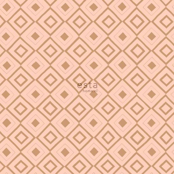 Tapete 128828 Pink - Fleece - 53 x 1005 x 53 cm