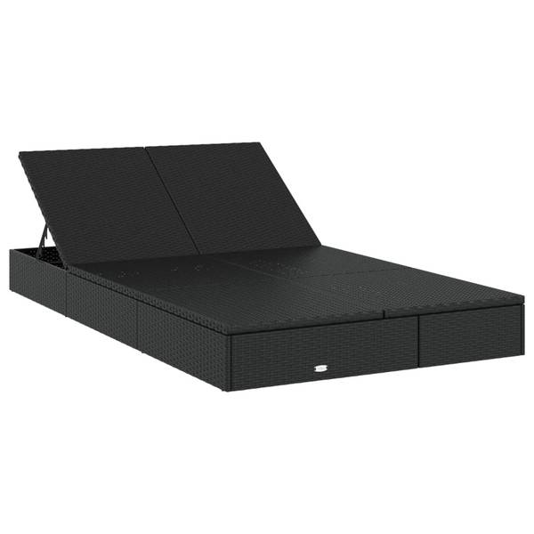 Sonnenliege 3032640 Schwarz