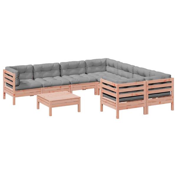 Garten-Lounge-Set 3042307 (9-teilig) Kiefer Dekor