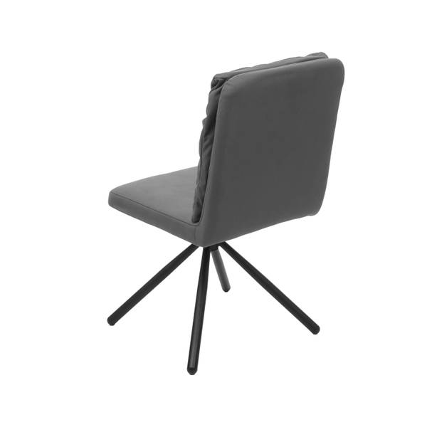 Esszimmerstuhl G58 (6er-Set) Grau - Textil - 50 x 90 x 65 cm