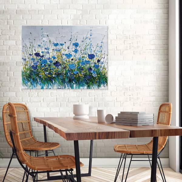 Leinwandbild Blumen 100 x 70 x 3 cm