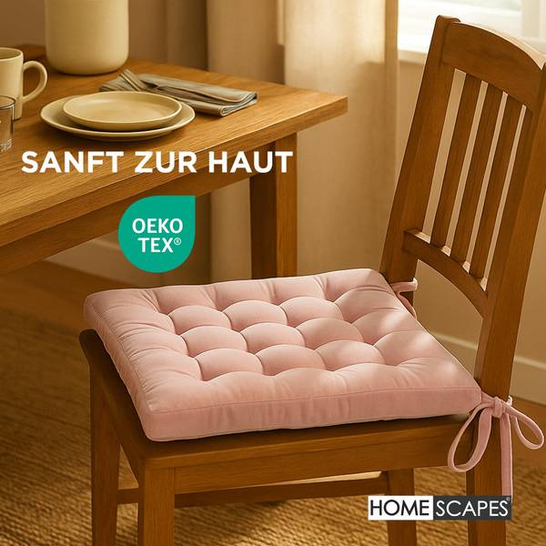 Coussin de chaise CHAIRPADVEL Rose foncé