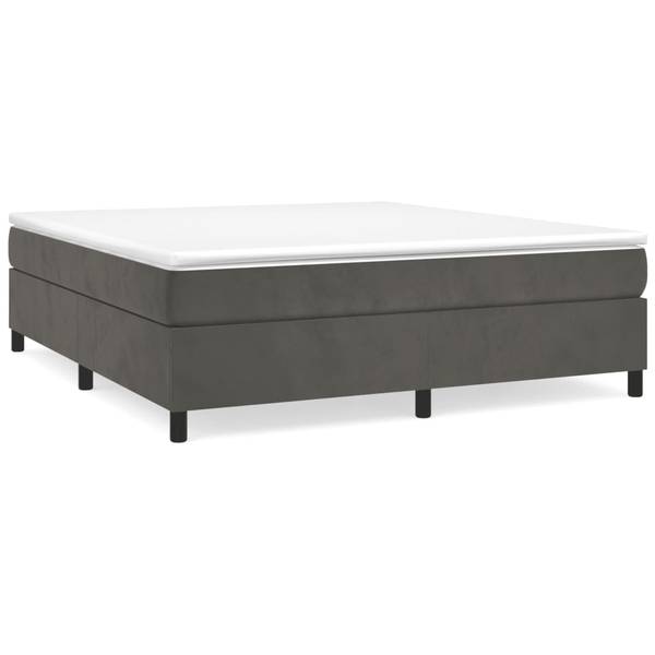 Bettgestell DE128 Grau - Textil - 200 x 35 x 180 cm