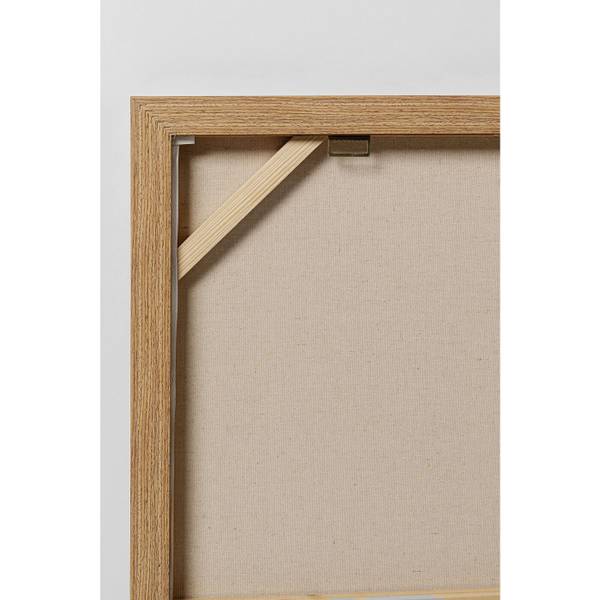 Peinture Native Spirals 50x150cm Marron - Textile - 4 x 150 x 50 cm