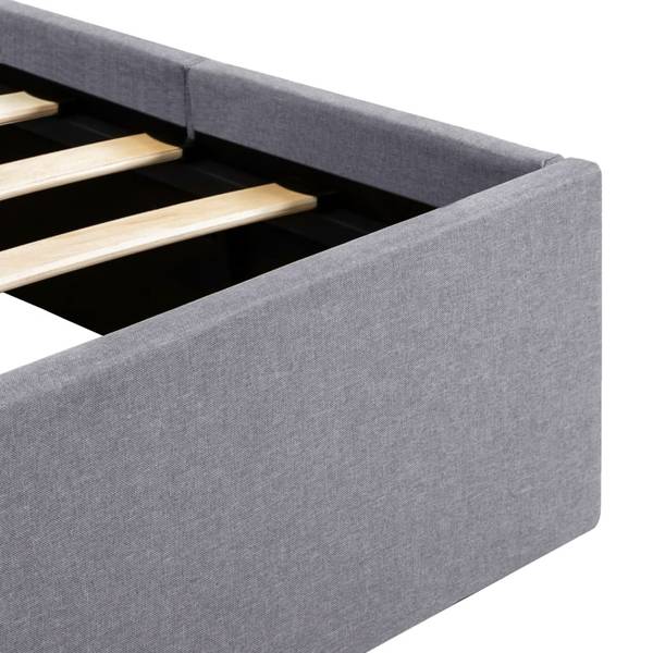 Bettgestell 3001499 Grau - Holzwerkstoff - 168 x 73 x 211 cm