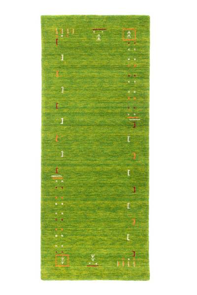 Wollteppich Läufer Fenth Grün - Tiefe: 300 cm