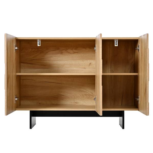 Dressoir MUTIM  Ⅱ bruin - plaatmateriaal op houtbasis - 34 x 76 x 105 cm