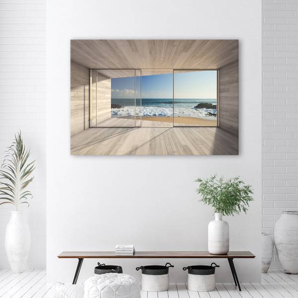 Tableau déco Plage 120 x 80 cm