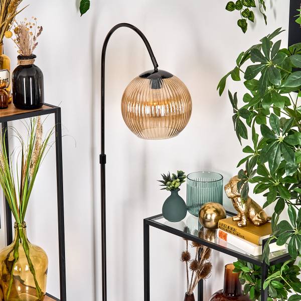 Stehlampe Cesaro Orange - Metall - 52 x 140 x 90 cm