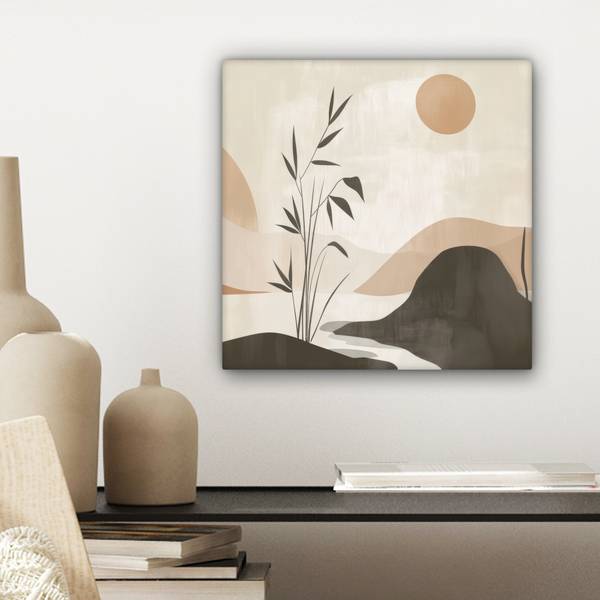 LEINWANDBILD Japandi 20 x 20 cm