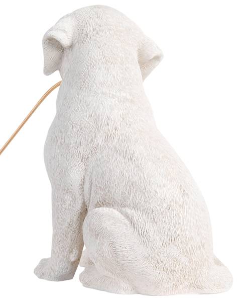 Tischlampen LUCKY Weiß - Kunststoff - 28 x 41 x 23 cm