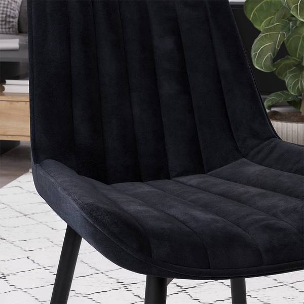 Esstisch-Set Beaver 62746 5er Set Schwarz - Eiche Dekor