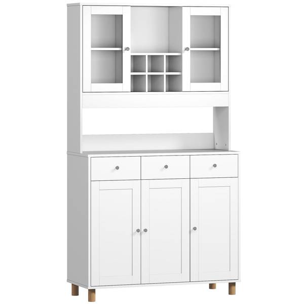 Küchenschrank 83A-397V90WT Weiß - Holzwerkstoff - 40 x 180 x 100 cm