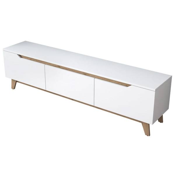 TV-Möbel D1 - 2472 Weiß - Holzwerkstoff - 35 x 49 x 180 cm