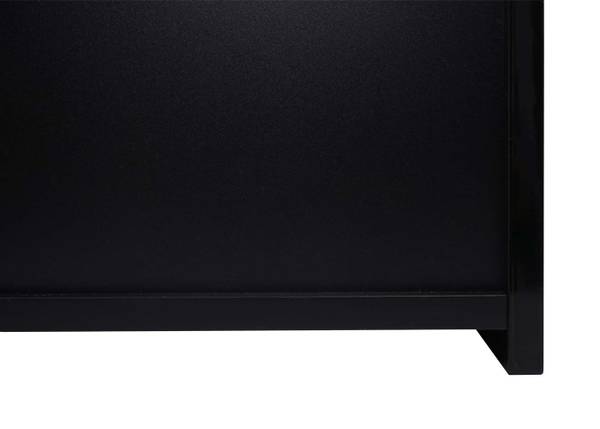 Spiegelschrank B19b Hochglanz Schwarz