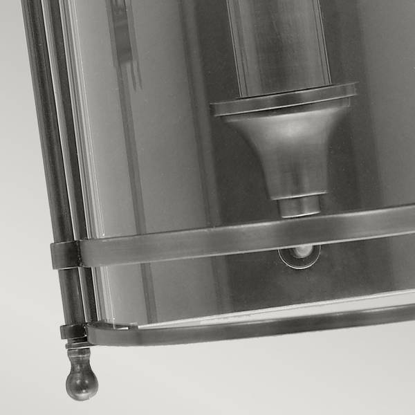 Applique murale Guildhall 1 Argenté