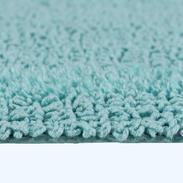 Badematte mit Wende-Design Türkis - 70 x 120 cm