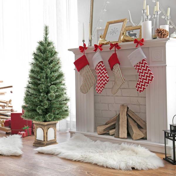 Dennenboom OY46782PQ groen - kunststof - 50 x 120 x 50 cm