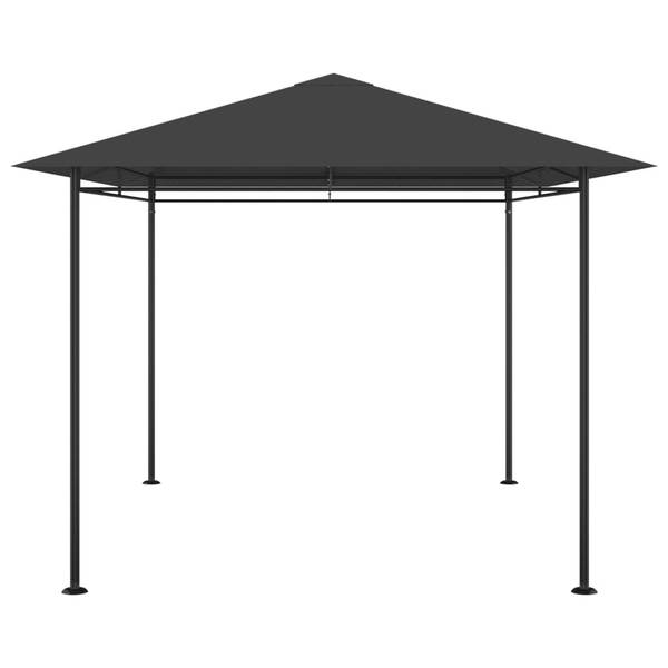 Gartenpavillon 3008684 Grau - Polyester - 281 x 270 x 384 cm