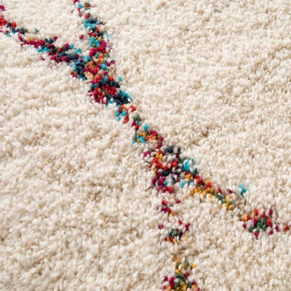 Teppich Asma Beige - Textil - 120 x 1 x 170 cm