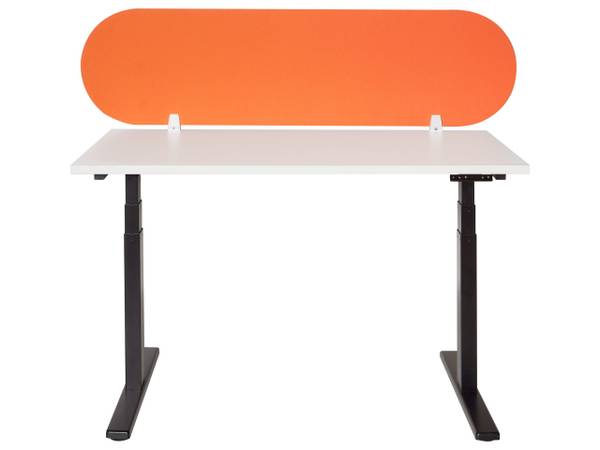 Cloison amovible de bureau SPARKY Orange - 160 x 1 cm