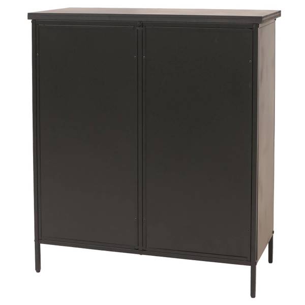 Commode de pharmacien O79 Noir - Fer - 80 x 94 x 35 cm