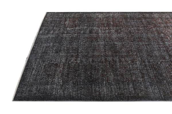 Teppich Ultra Vintage CDLXXXVI Schwarz - Wolle - 157 x 1 x 300 cm