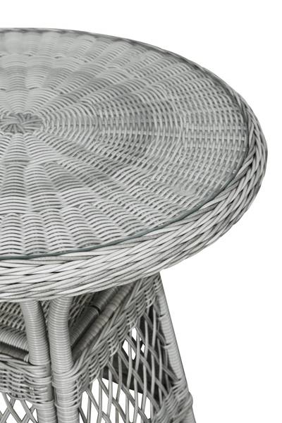 Salontafel Walvis beige - rotan - 69 x 73 x 69 cm