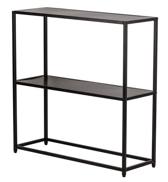 Konsolentisch OXFORD Schwarz - Metall - 80 x 80 x 27 cm