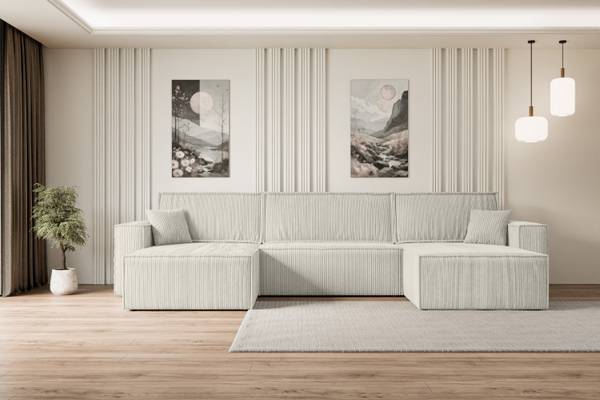 Wohnlandschaft CELTIC-XLU Hellgrau