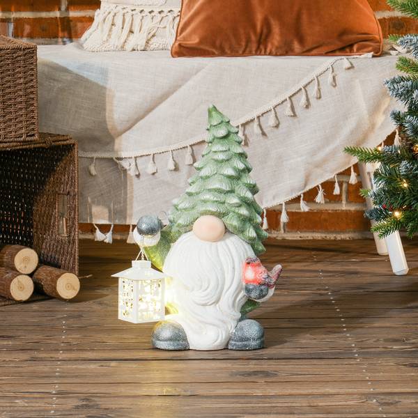 Weihnachtsfigur 844-994V00MX Grün - Metall - 21 x 42 x 28 cm