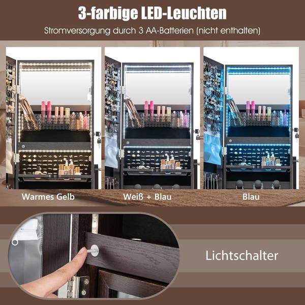 Sieradenkast VH33455 bruin