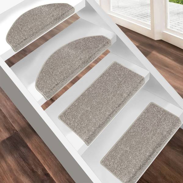 Stufenmatte Dynasty Silber / Grau - Silbergrau - 24 x 65 cm