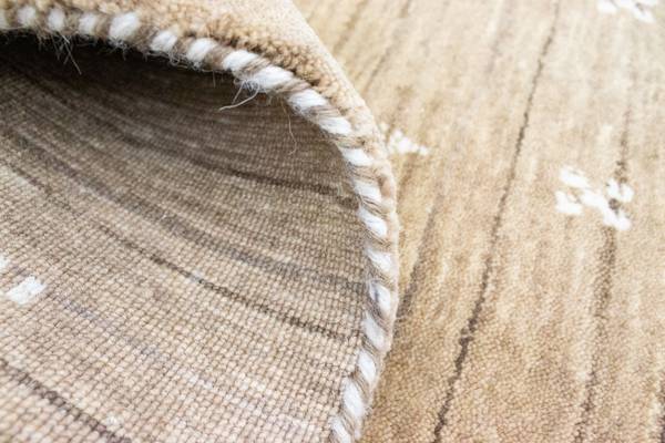 Wollteppich Mountain Beige - Wolle - 70 x 2 x 120 cm