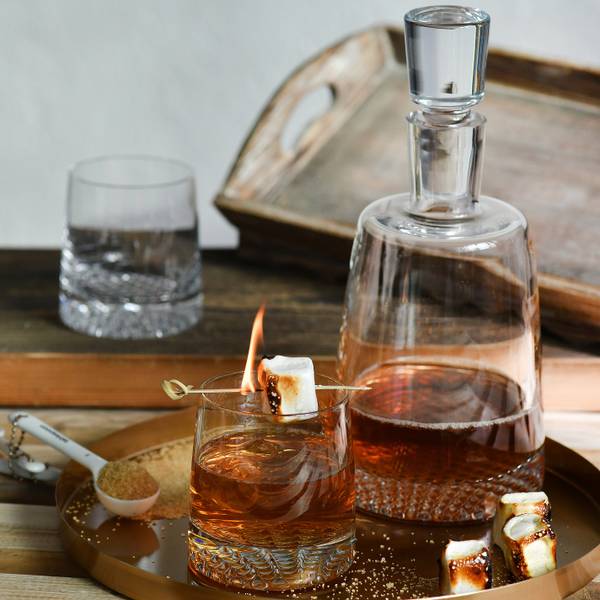 Whisky-Karaffe Fjord (1 Set) Klarglas - 12 x 27 x 12 cm
